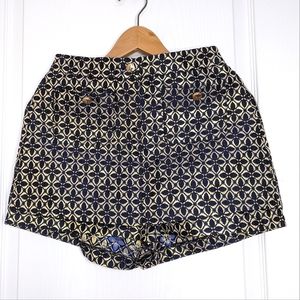 3/$30 Skirt Navy & Gold Mini Skort